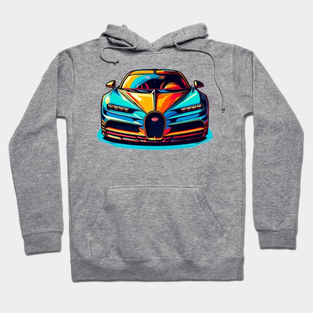 Bugatti Chiron Hoodie by Vehicles-Art